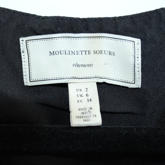 Blue and Black Sleeveless Crew Neck Midi Sundress - Picture 3 of 4